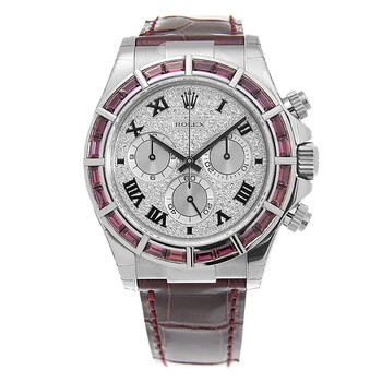 Cosmograph Daytona Chronograph Red Ruby Automatic Chronometer Diamond Men's Watch 116589 SALV Cosmograph Daytona Chronograph Red Ruby Automatic Chronometer Diamond Men's Watch 116589 SALV