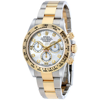 Rolex Cosmograph Daytona Black Mother Of Pearl Diamond Dial