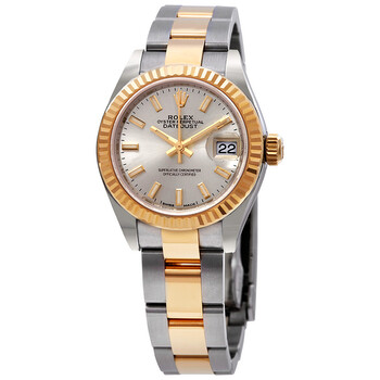 Rolex Lady-Datejust Silver Dial Automatic Ladies Oyster Watch