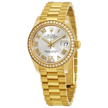 Rolex Lady-Datejust 26 Mother Of Pearl Dial 18K Yellow Gold