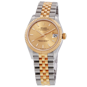 Datejust 31 Champagne Dial Automatic Ladies Steel and 18kt Yellow Gold Jubilee Watch 278273CSJ Datejust 31 Champagne Dial Automatic Ladies Steel and 18kt Yellow Gold Jubilee Watch 278273CSJ