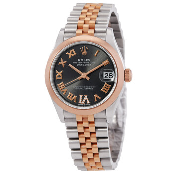 Datejust 31 Dark Rhodium Dial Automatic Steel and 18kt Everose Gold Jubilee Watch 278241GYRDJ Datejust 31 Dark Rhodium Dial Automatic Steel and 18kt Everose Gold Jubilee Watch 278241GYRDJ