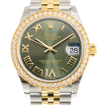 Datejust 31 Green Diamond Dial Ladies Steel and 18kt Yellow Gold Jubilee Watch 278383GNRDJ Datejust 31 Green Diamond Dial Ladies Steel and 18kt Yellow Gold Jubilee Watch 278383GNRDJ