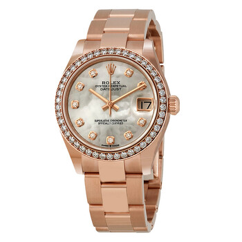 Rolex Lady-Datejust Mother of Pearl Diamond Dial Automatic Ladies