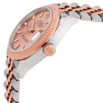 Datejust 31 Rose Dial Automatic Ladies Steel and 18kt Everose Gold Jubilee Watch 278271PKSJ