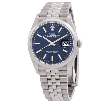 Datejust 36 Automatic Blue Dial Ladies Watch 126200BLFSJ