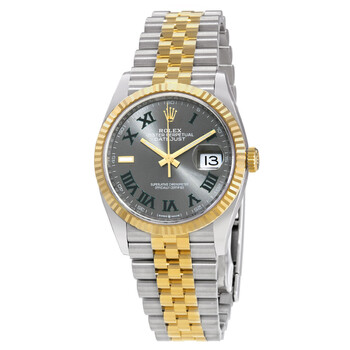 Datejust 36 Automatic Chronometer Grey Dial Watch 126233GYRJ
