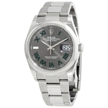 Datejust 36 Automatic Grey Dial Ladies Watch 126200GYRO Datejust 36 Automatic Grey Dial Ladies Watch 126200GYRO
