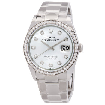 Datejust 36 Diamond Mother of Pearl Dial Unisex Watch 126284MDO