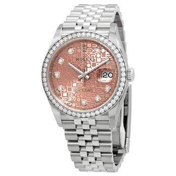 Datejust 36 Pink Jubilee Diamond Dial Automatic Unisex Watch 126284PJDJ Datejust 36 Pink Jubilee Diamond Dial Automatic Unisex Watch 126284PJDJ