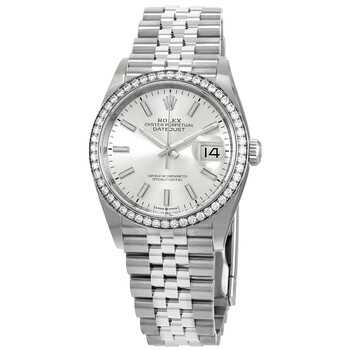 Datejust 36 Silver Dial Automatic Unisex Jubilee Watch 126284SSJ