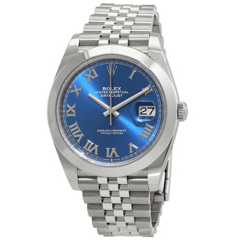 Datejust 41 Automatic Blue Dial Men's Jubilee Watch 126300BLRJ