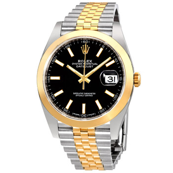 Rolex Datejust 41 Black Dial Steel and 18K Yellow Gold Jubilee