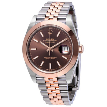 JUNEさん用 Rolex Datejust 41 Chocolate Brown Dial Steel and 18K Rose