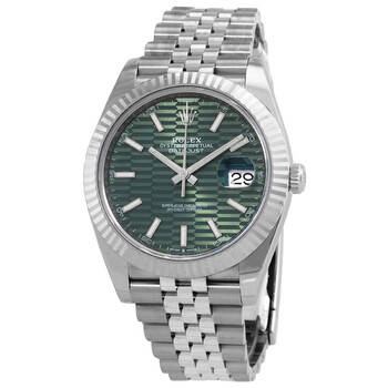 Rolex Datejust 36 Mint Green Dial Automatic Men's Jubilee Watch