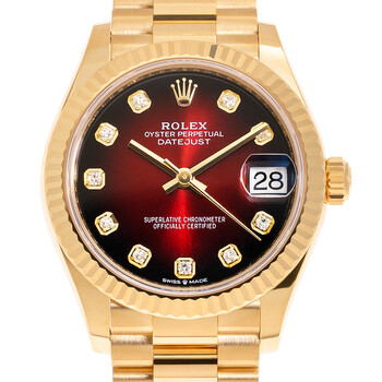 Datejust Automatic Chronometer Diamond Ladies Watch M278278-0049