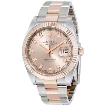 Rolex Datejust 41 Sundust Dial Steel and 18K Everose Gold Men's