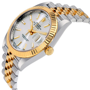 Datejust41 Silver Dial Steel and 18K Yellow Gold Jubilee Men's Watch 126333SSJ