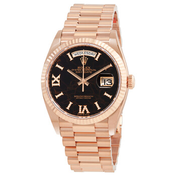 Day-Date 36 Automatic 18kt Everose Gold Diamond Eisenkiesel Dial Ladies Watch M128235-0041 Day-Date 36 Automatic 18kt Everose Gold Diamond Eisenkiesel Dial Ladies Watch M128235-0041