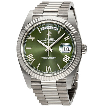 Rolex Day-Date 40 Silver Dial 18K White Gold President