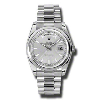 リタ✢PELLICO★SEPARATED OPEN FLAT35スウェード Rolex Day-Date 118209 White Gold Luxury Watch Review - YouTube