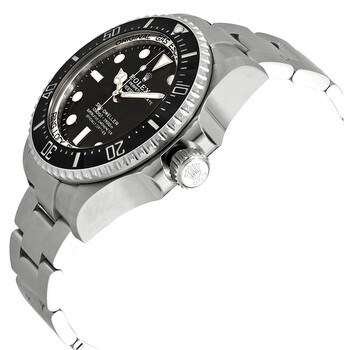 Deepsea Black Dial Automatic Men's Stainless Steel Oyster Watch 126660BKSO