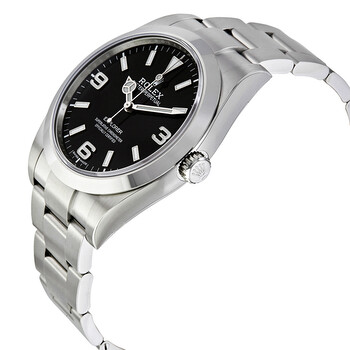 Rolex Rolex Explorer Black Dial Stainless Steel Oyster Bracelet Automatic Men's Watch 214270BKASO