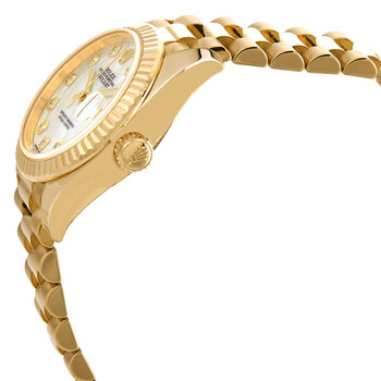 Lady Datejust Automatic Chronometer Diamond White Mother of Pearl Dial Ladies Watch 279178MDP
