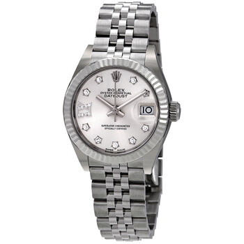 Lady Datejust Automatic Silver Roman Diamond Dial Ladies Jubilee Watch 279174SRDJ