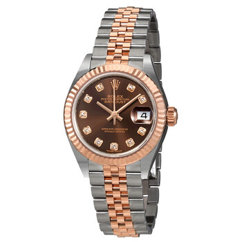 IDone 180㎝ Rolex Lady Datejust Chocolate Dial Diamond Automatic Watch