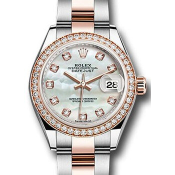 まっそ Rolex Lady Datejust Mother of Pearl Diamond Oyster Watch