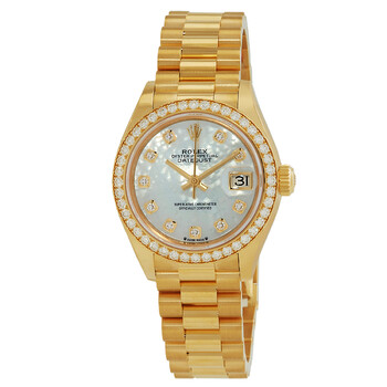 Lady-Datejust Mother Of Pearl Dial Automatic 18 Carat Yellow Gold Watch 279138MDP Lady-Datejust Mother Of Pearl Dial Automatic 18 Carat Yellow Gold Watch 279138MDP