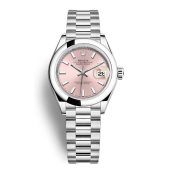 Lady-Datejust Pink Dial Automatic Platinum President Watch 279166GYRP