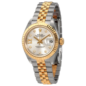 Lady-Datejust Silver Diamond Dial Automatic Ladies Watch 279173SDRJ 279173-0003
