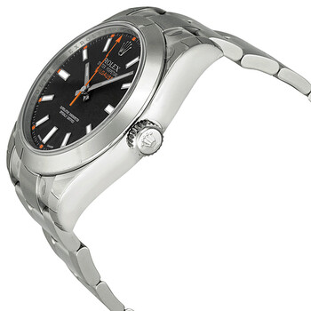 Milgauss Black Dial Stainless Steel Oyster Bracelet Automatic Men's Watch 116400BKSO