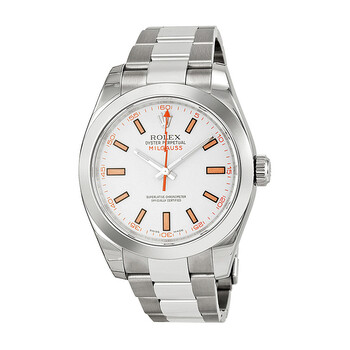 Milgauss White Dial Stainless Steel Oyster Bracelet Automatic Men's Watch 116400WSO
