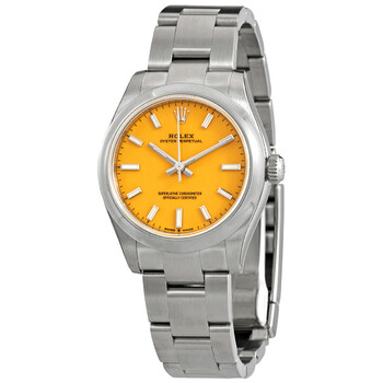 Oyster Perpetual 31 Automatic Chronometer Yellow Dial Ladies Watch 277200YLSO