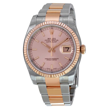 Rolex Oyster Perpetual Datejust 36 Pink Champagne Dial