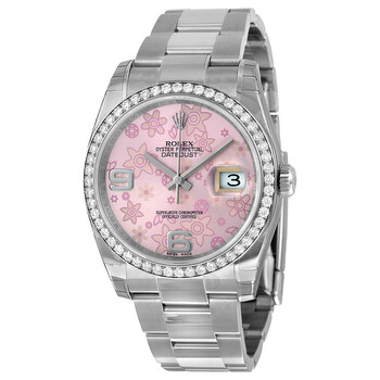 Rolex Oyster Perpetual Datejust 36 Pink Floral Dial