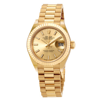 Oyster Perpetual Datejust Champagne Dial 18 Carat Yellow Gold President Automatic Men's Watch 279178CSP Oyster Perpetual Datejust Champagne Dial 18 Carat Yellow Gold President Automatic Men's Watch 279178CSP
