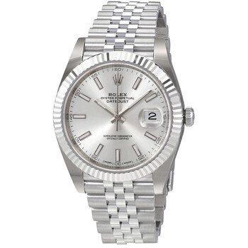 Oyster Perpetual Datejust Silver Dial Automatic Men's Watch 126334SSJ M126334-0004
