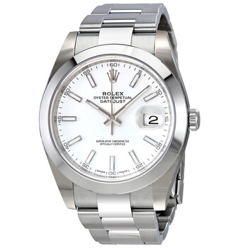 Oyster Perpetual Datejust White Dial Automatic Men's Watch 126300WSO M126300-0005
