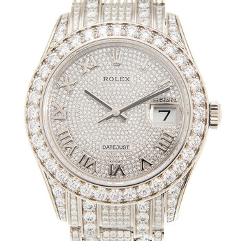 まー3 Rolex Pearlmaster White Gold 86349SAFUBL | Stock 64096