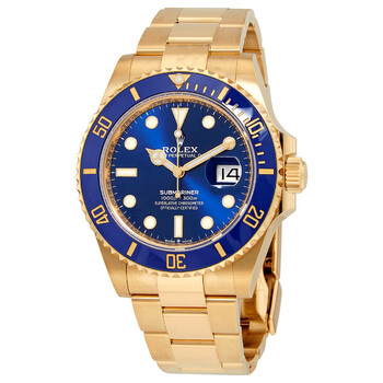 Rolex Submariner Automatic Chronometer Blue Dial Men's Watch
