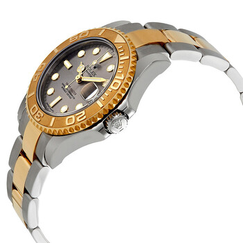 Yacht-Master Grey Dial Stainless Steel and 18K Yellow Gold Oyster Bracelet Automatic Men's Watch 168623GYSO
