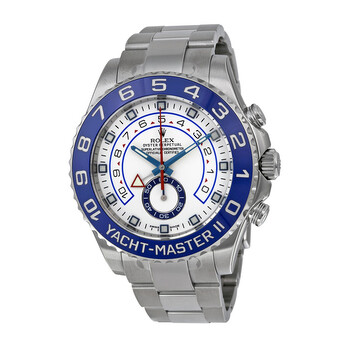 Yacht-Master II White Dial Stainless Steel Oyster Bracelet Automatic Men's Watch 116680WAO