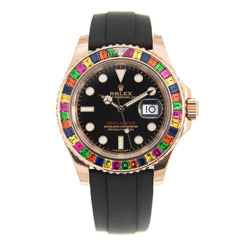 Yacht-Master Rainbow Sapphire Bezel "HARIBO" Black Dial Watch 116695BKSR