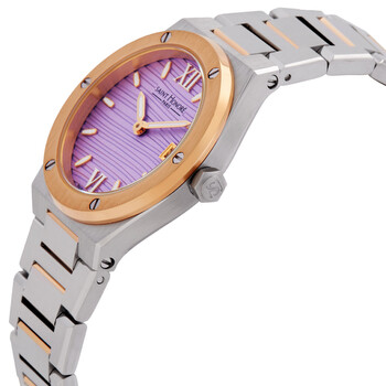 Haussman Quartz Purple Dial Ladies Watch NH752125 4RIT