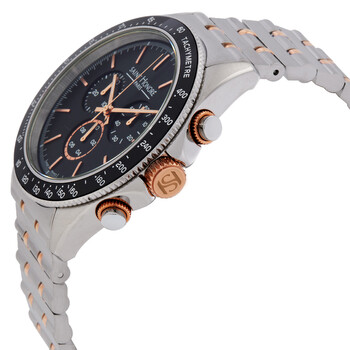 Le Bourget Chronograph Quartz Black Dial Men's Watch LB896101 67NIR