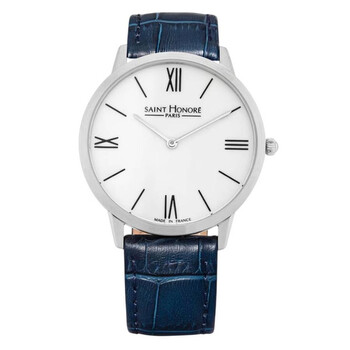 Saint Honore Paris Deauville Quartz Silver Dial Men display picture 1